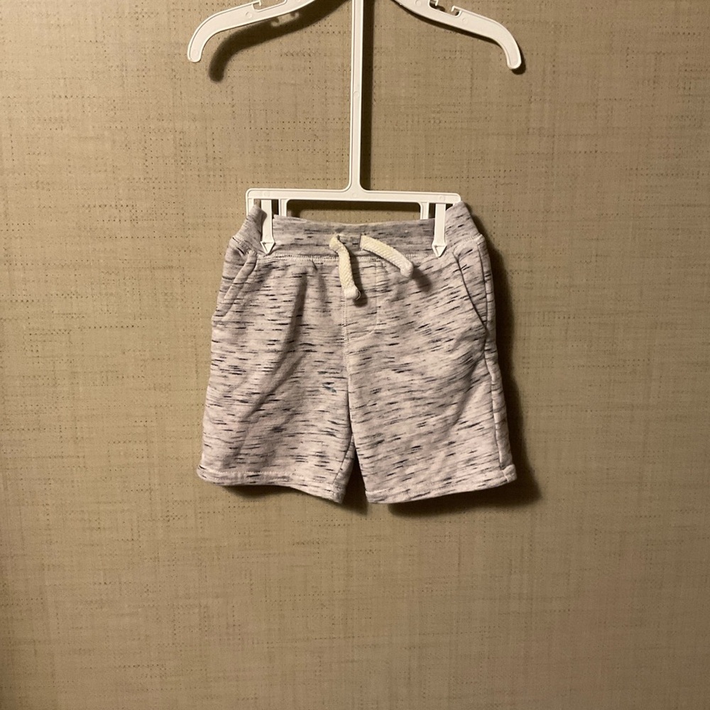 Garanimals White and Gray Knit Shorts